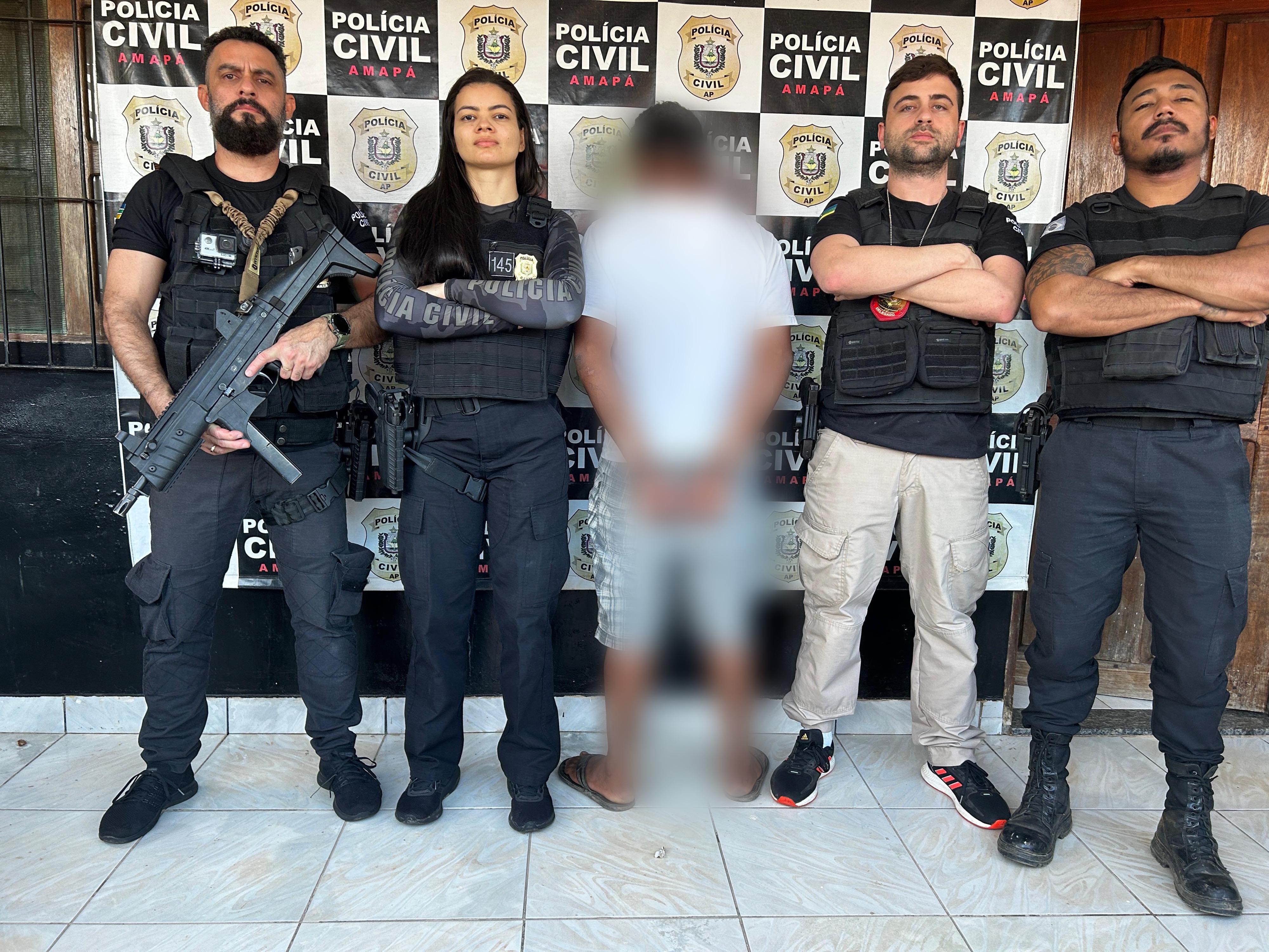 EM TARTARUGALZINHO, POLÍCIA CIVIL PRENDE HOMEM ACUSADO PELA PRÁTICA DO CRIME DE TENTATIVA DE HOMICÍDIO